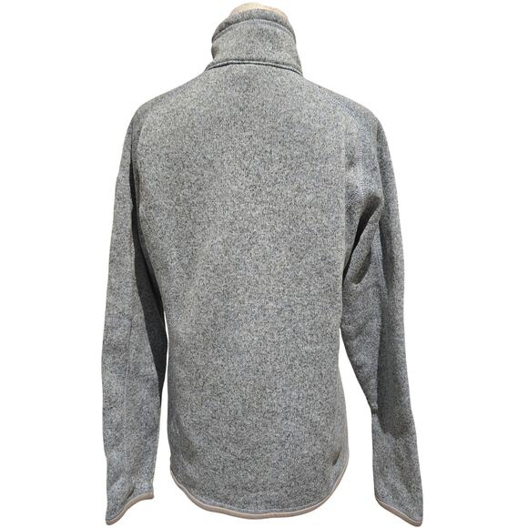 Patagonia Better Sweater 1/4 Zip Gray Blue Fleece- Size Medium HABL Blue - Picture 2 of 8